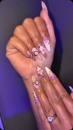 Nails by Malani - Floral and Gems